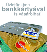 bankkártyával is vásárolhat
